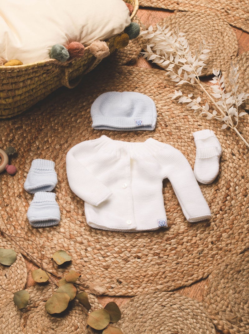 Lot Maternité Blanc Bleu - Kiabi