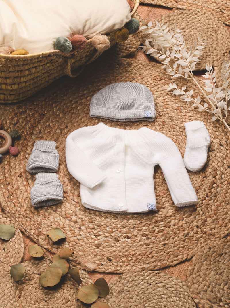 Lot Maternité Blanc Gris - Kiabi