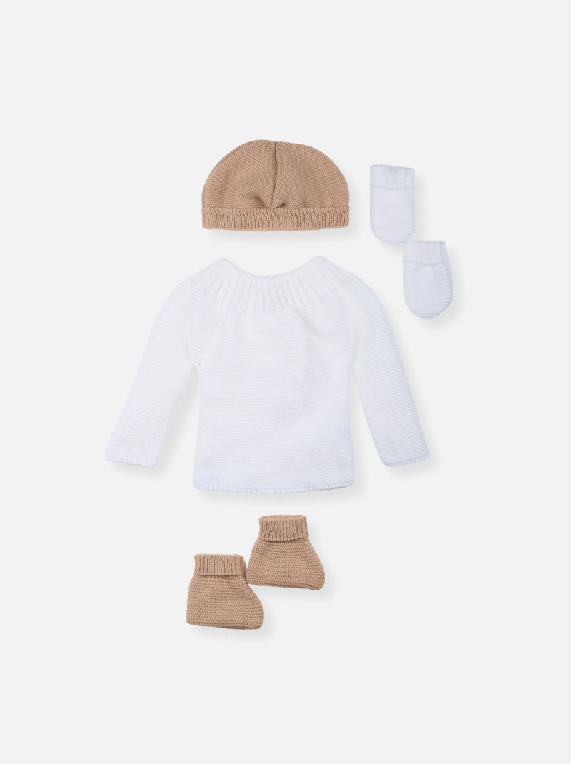 Lot Maternité Blanc Marron - Kiabi