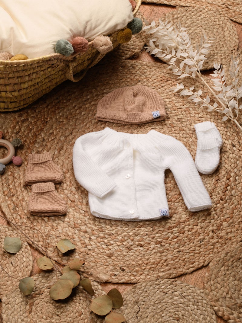 Lot Maternité Blanc Marron - Kiabi