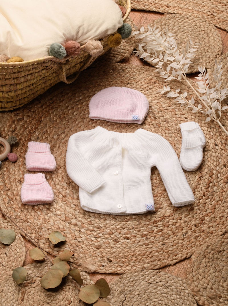 Lot Maternité Blanc Rose - Kiabi