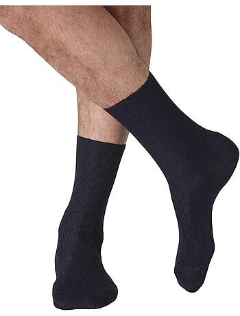 Lot mi-chaussettes laine pieds sensibles