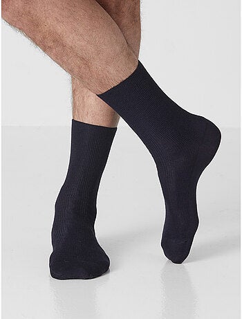 Lot mi-chaussettes laine pieds sensibles