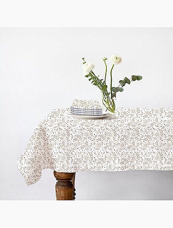 Lot nappe rectangle en coton imprimé floral VERONE – Future Home