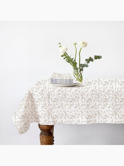 Lot nappe rectangle en coton imprimé floral VERONE – Future Home - Kiabi