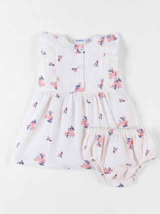 Lot robe + bloomer fleuri, Noukie's