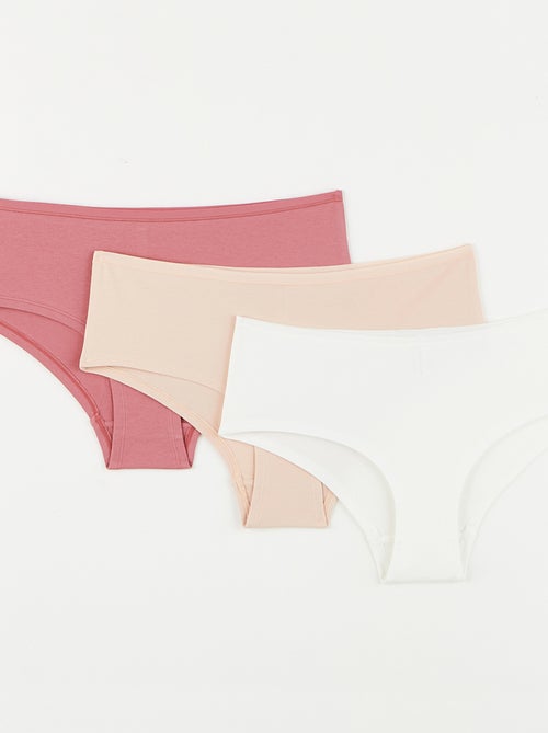 Lot shorty x3 coton bio Geraldine - RougeGorge Lingerie - Kiabi