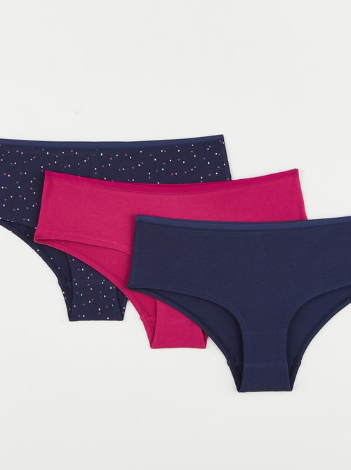 Lot shorty x3 coton bio Geraldine - RougeGorge Lingerie - Kiabi