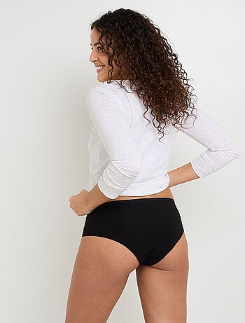 Lot shorty x3 coton bio Geraldine - RougeGorge Lingerie