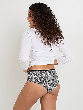 Lot shorty x3 coton bio Geraldine - RougeGorge Lingerie