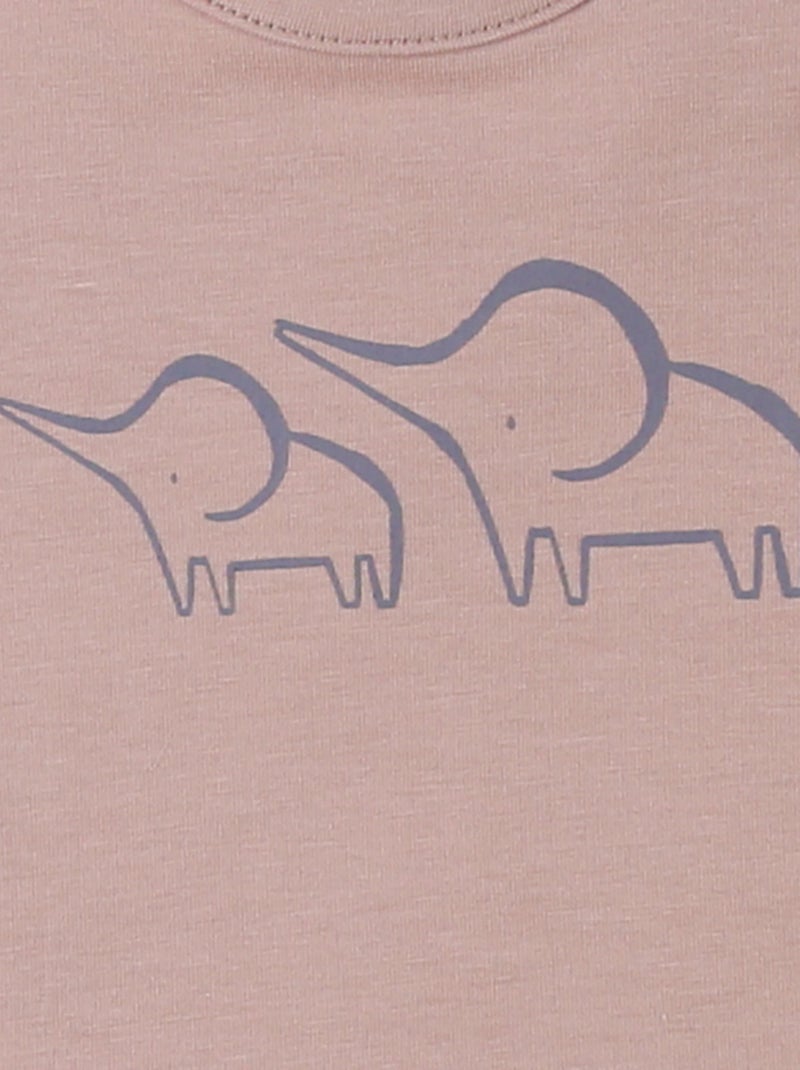 Lot t-shirt + legging, jersey Noukie's Beige - Kiabi