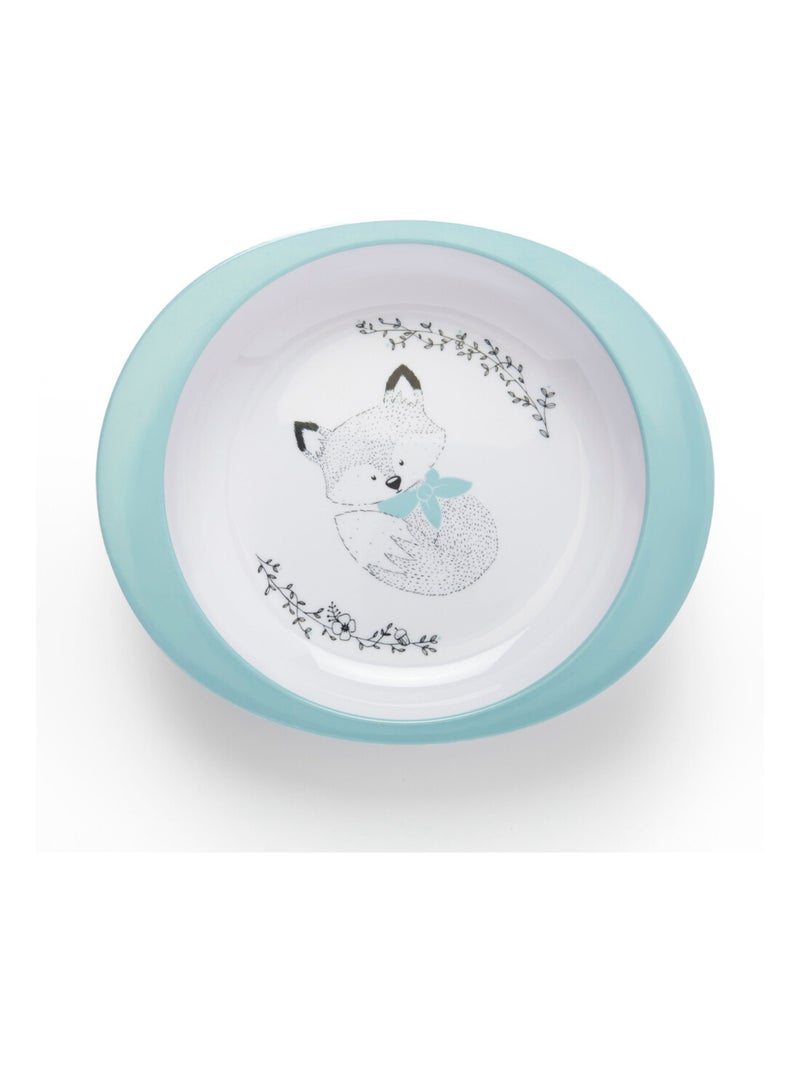 Lot vaisselle mélamine Blanc Bleu - Kiabi