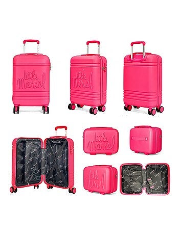 Lot valise cabine 55cm plus un vanity rigide