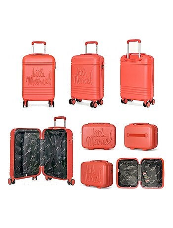 Lot valise cabine 55cm plus un vanity rigide
