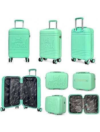 Lot valise cabine 55cm plus un vanity rigide
