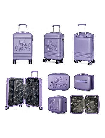 Lot valise cabine 55cm plus un vanity rigide