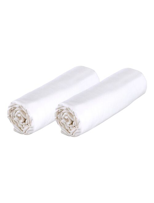 Drap housse de berceau en coton bio Blanc (50 x 83 cm) - Blanc - Kiabi -  15.90€