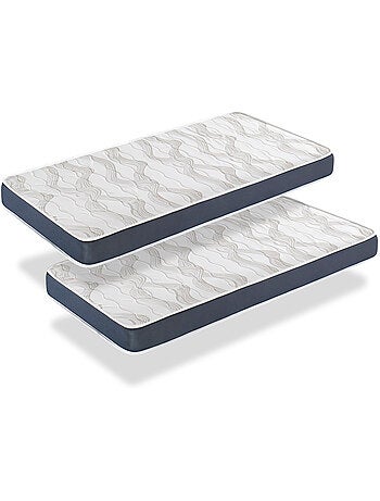 Lot x2 matelas ‘ORION CONFORT’ épaisseur 14 cm rembourrage super soft Juvénil
