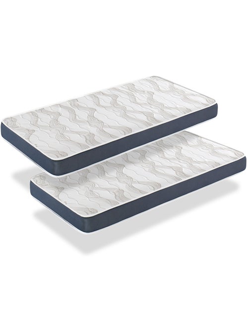 Lot x2 matelas ‘ORION CONFORT’ épaisseur 14 cm rembourrage super soft Juvénil - Kiabi Lot x2 matelas ‘ORION CONFORT’ épaisseur 14 cm rembourrage super soft Juvénil - Kiabi