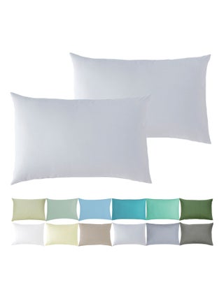 Lot x2 Taies d'oreiller - 100% coton Bio - 'Ptit Basile'