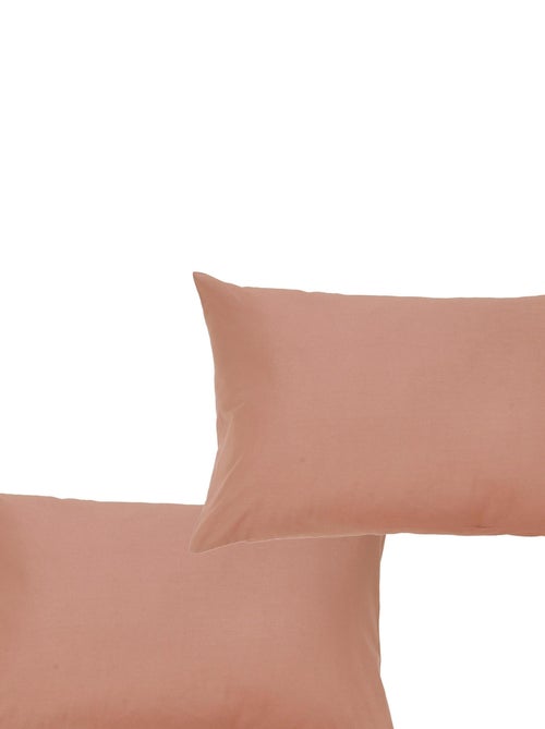 Lot x2 Taies d'oreiller - 100% coton Bio - 'Ptit Basile' - Kiabi