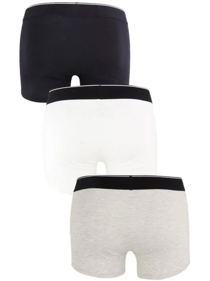 Lot x3 Boxers homme Kaporal Noir Blanc Gris - Kiabi