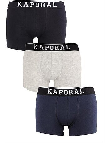 Lot x3 boxers homme kaporal