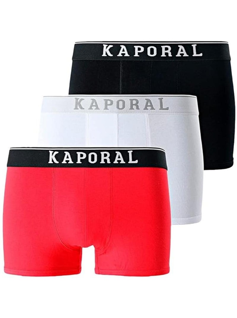 Lot x3 Boxers homme Kaporal Rouge - Kiabi