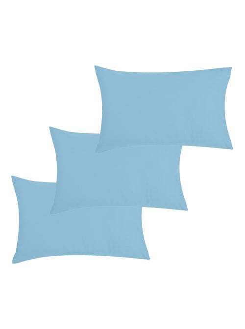 Lot x3 Taies d'oreiller 40x60 cm - 100% coton Bio - 'Ptit Basile' - Kiabi