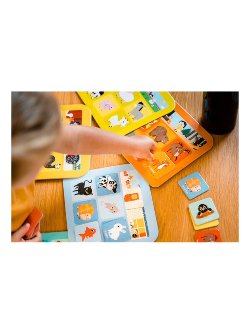 Loto des animaux familiers Rouge - Kiabi