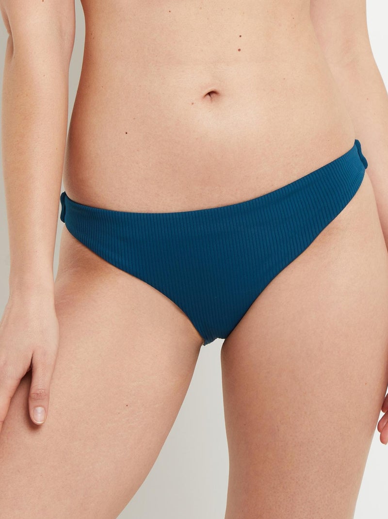 Lotus maillot de bain slip midi Bleu - Kiabi