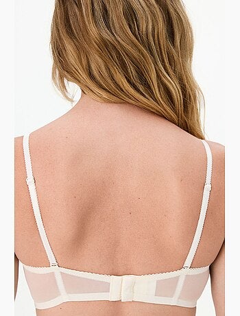 Lotus soutien-gorge en dentelle à fleurs, avec coussinets penti