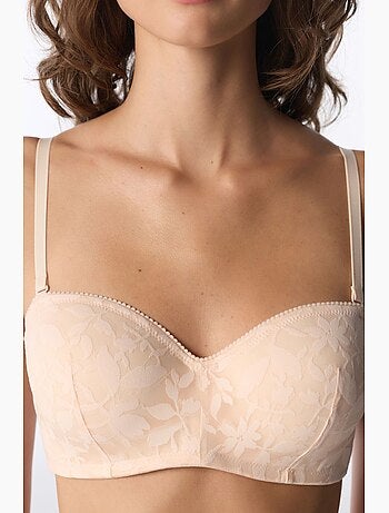 Lotus soutien-gorge en dentelle fleurie rembourré penti
