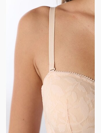 Lotus soutien-gorge en dentelle fleurie rembourré penti