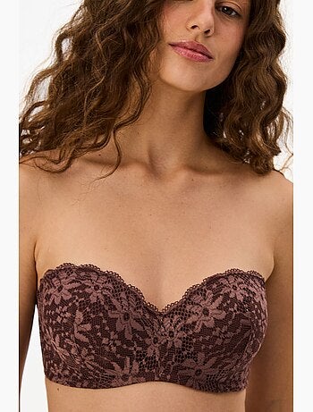 Lotus soutien-gorge en dentelle rembourré penti