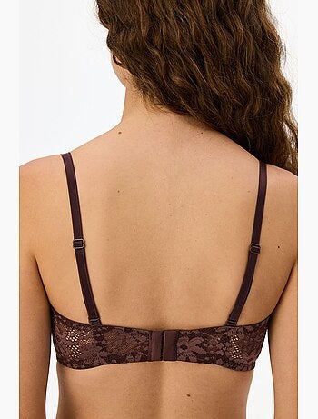 Lotus soutien-gorge en dentelle rembourré penti