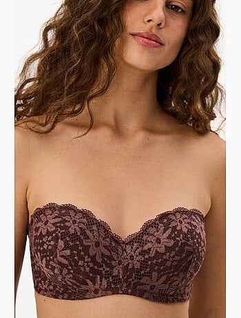 Lotus soutien-gorge en dentelle rembourré penti