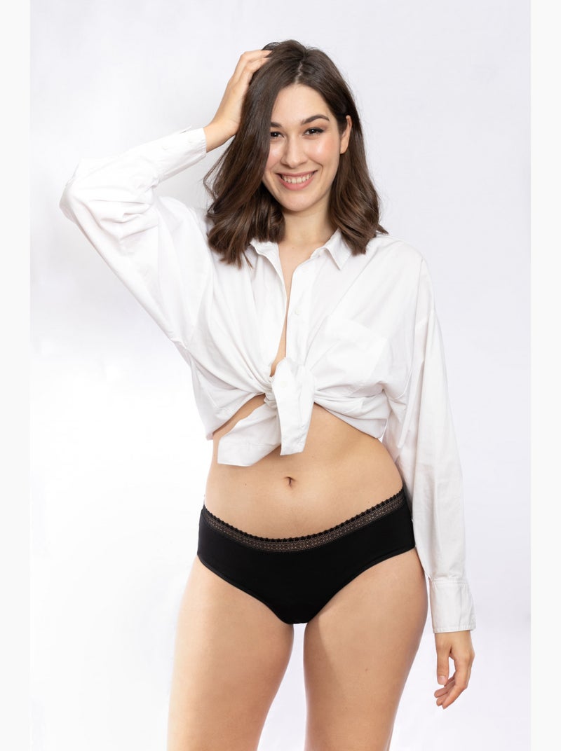 Lotx2 Shorty Menstruel Bien être Bio  | Gerard Pasquier Noir - Kiabi