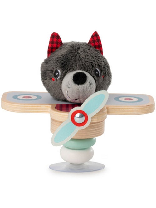 Louis le loup en avion swing à ventouse - Kiabi