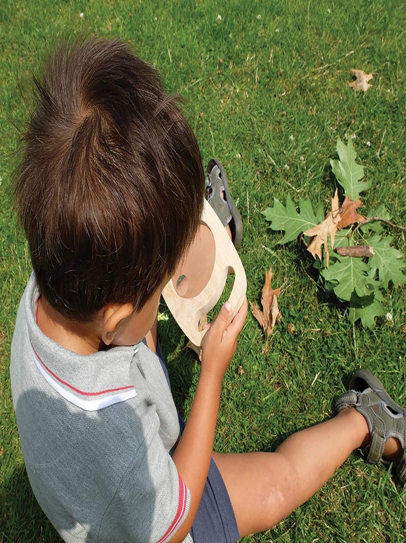 Loupe à poignées en bois Beige - Kiabi