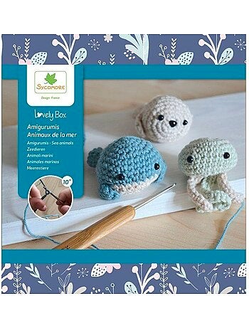 Lovely Box - SYCOMORE - Amigurumi - Animaux de la mer - Dès 10 ans