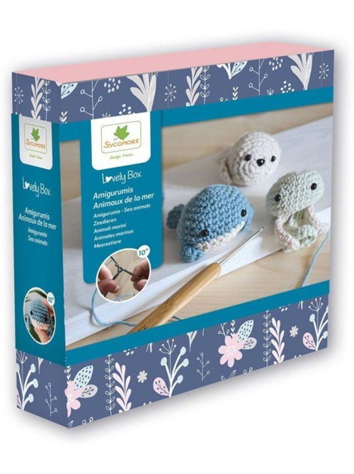 Lovely Box - SYCOMORE - Amigurumi - Animaux de la mer - Dès 10 ans - Kiabi Lovely Box - SYCOMORE - Amigurumi - Animaux de la mer - Dès 10 ans - Kiabi