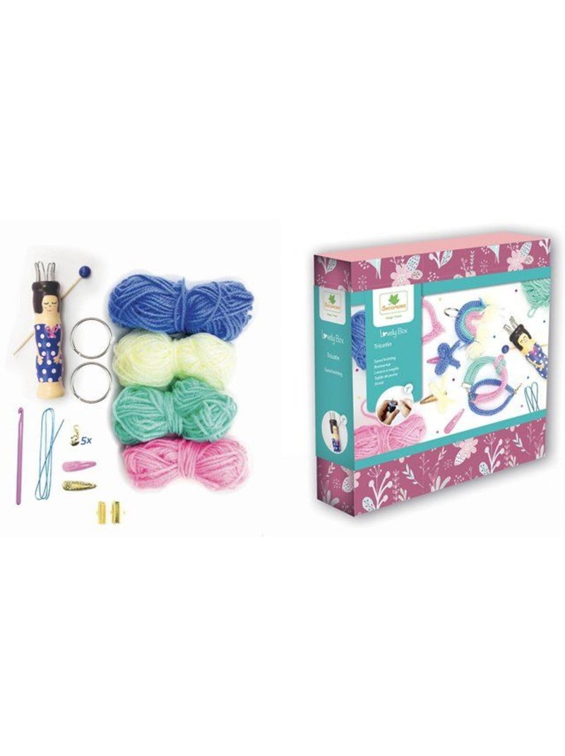 Lovely box - sycomore - tricotin - dès 7 ans Bleu - Kiabi