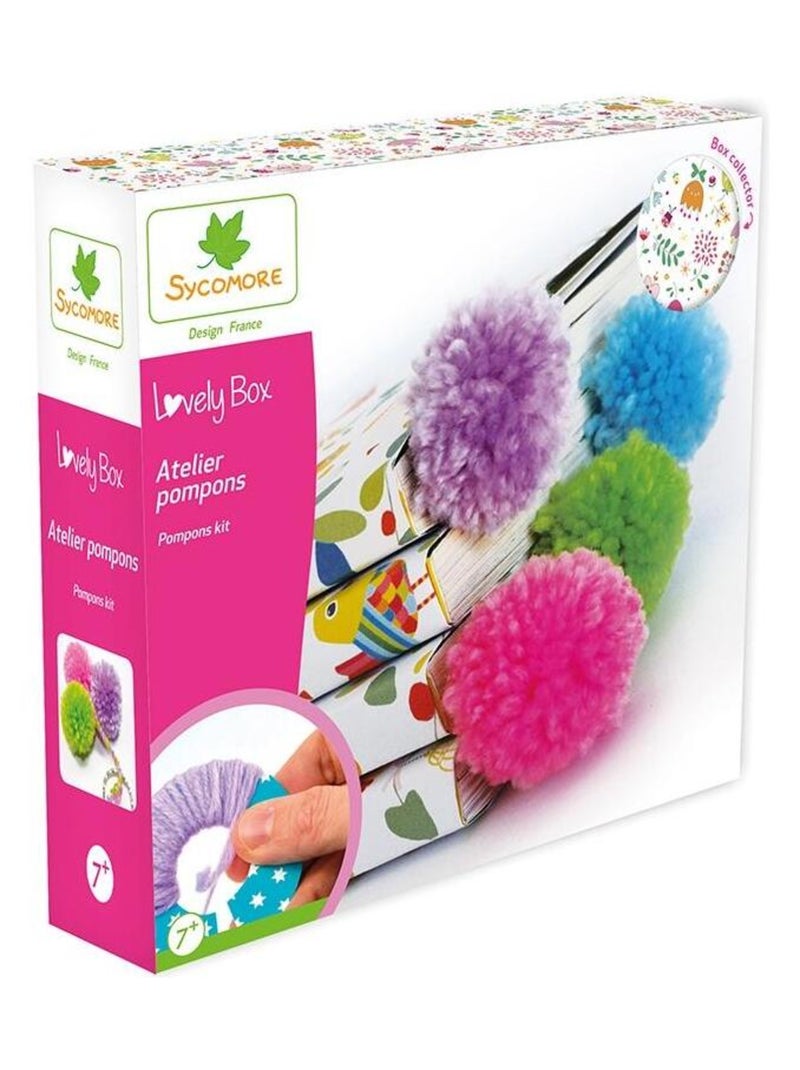 Lovely box Pompoms Kit couture N/A - Kiabi