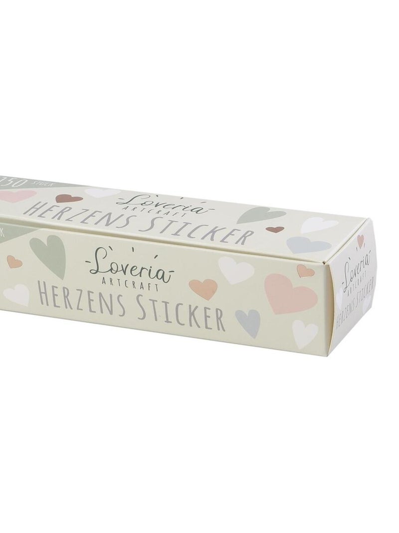 Loveria Lot de 150 grands autocollants en 3 couleurs N/A - Kiabi