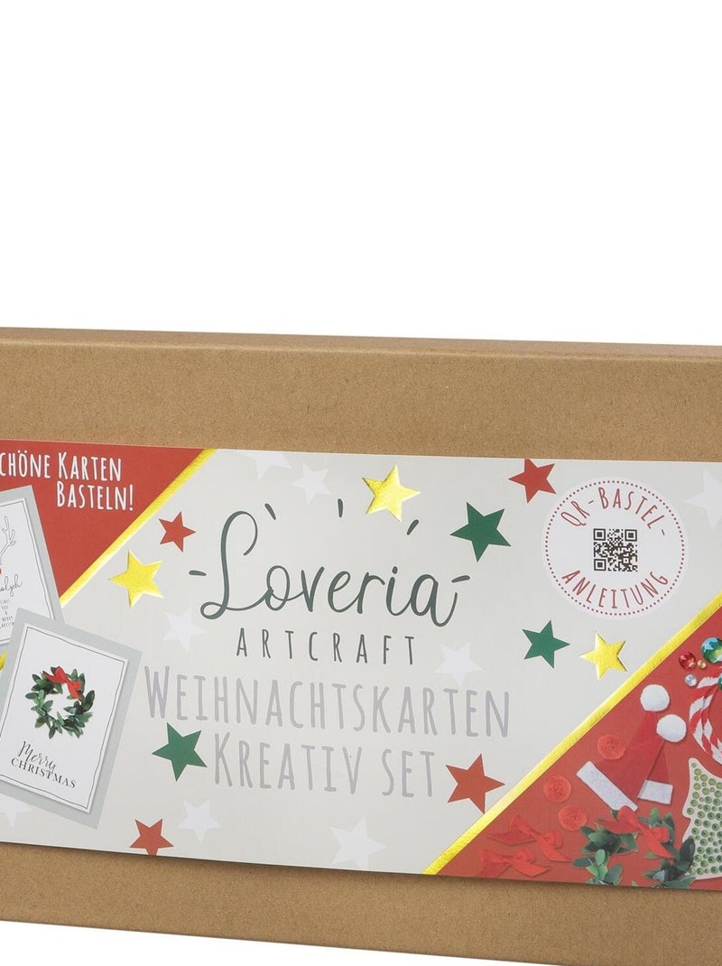 Loveria Lot de 16 cartes de Noël pré-dessinées en anglais N/A - Kiabi