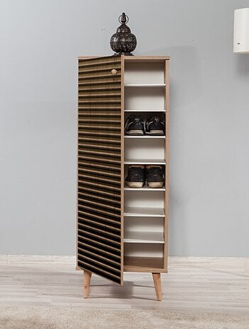 LOYA - Meuble à chaussures en bois - 8 rangements