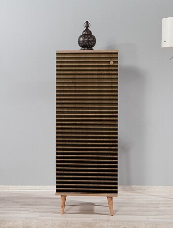 LOYA - Meuble à chaussures en bois - 8 rangements