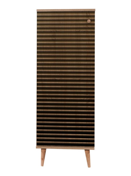LOYA Meuble à chaussures en bois - 8 rangements - Kiabi LOYA Meuble à chaussures en bois - 8 rangements - Kiabi