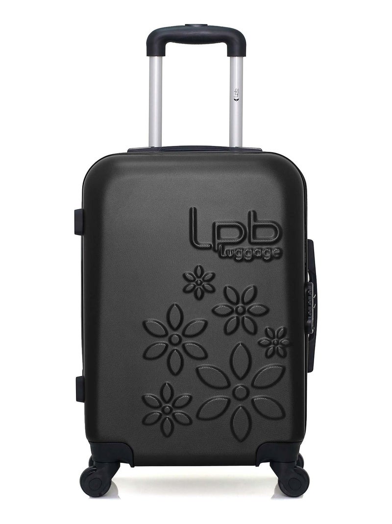 LPB - Valise Cabine ABS ELEONOR 4 Roues 55 cm Noir - Kiabi
